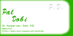 pal dobi business card